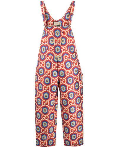 yolandi red gucci dress|Gucci jumpsuits for women.